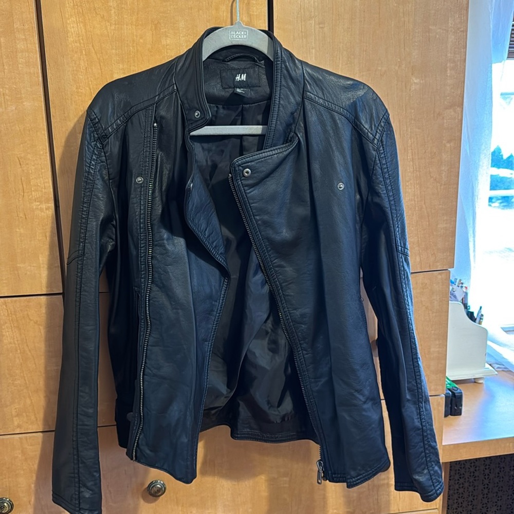 H&M Leather jacket size36R